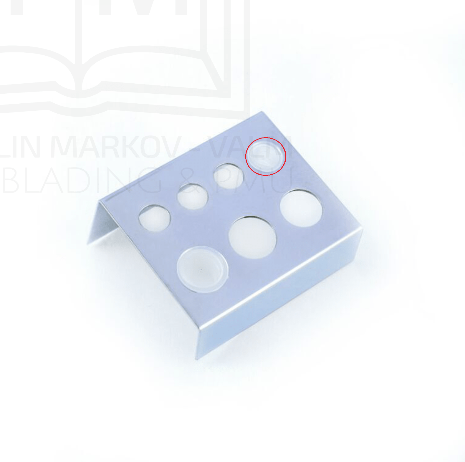 Pigmendi topsid alusele (plastikust 9mm ) 100tk