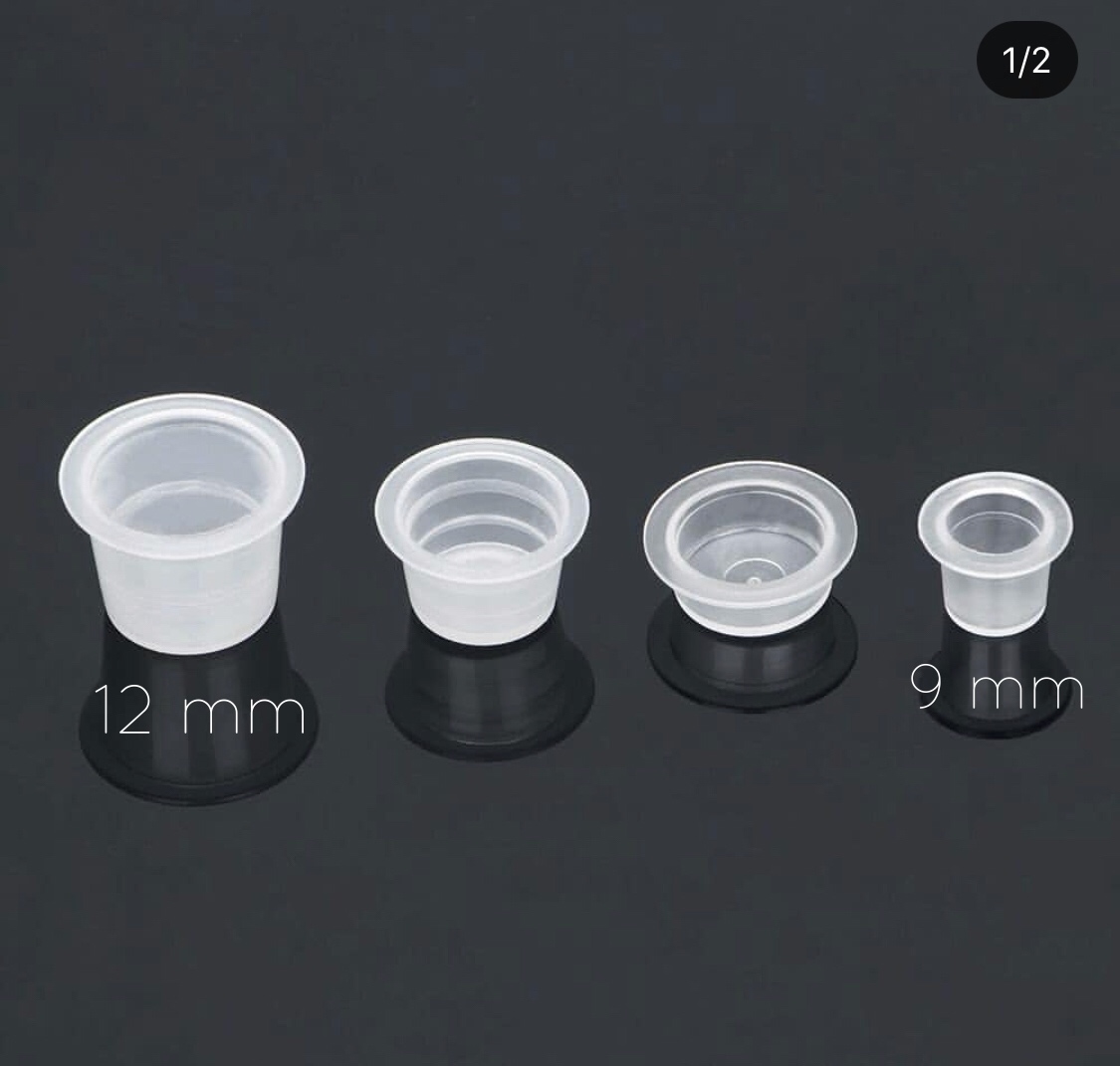 Pigmendi topsid alusele (plastikust 9mm ) 100tk